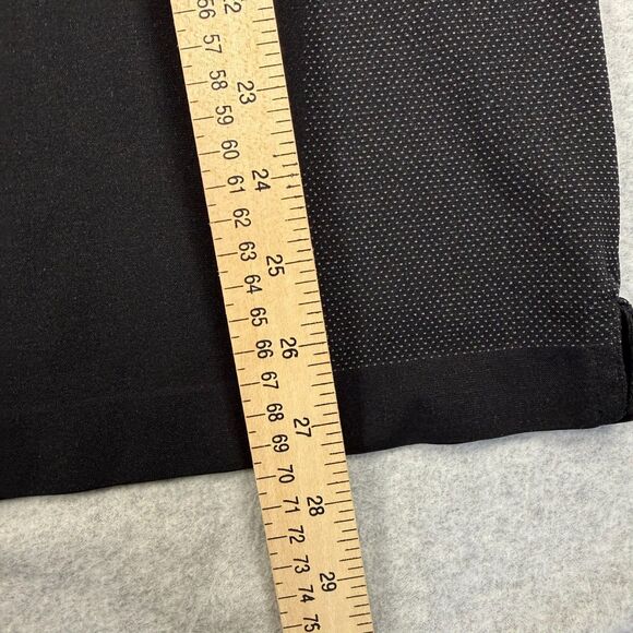 Fabletics Polo Shirt Mens Black Performance Wicking Stretch Short Sleeve Size M - Picture 8 of 8